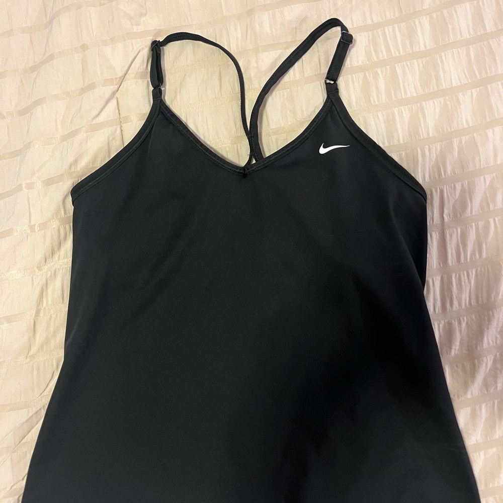 Nike Black Strappy Tank Top Size S
